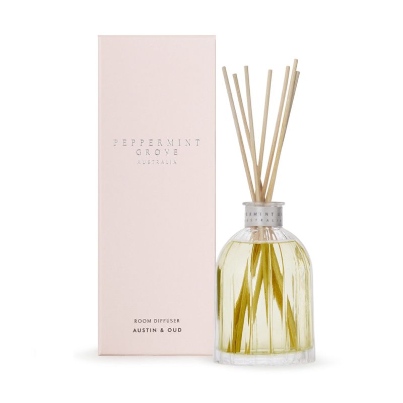 Peppermint Grove-Austin & Oud Mini Room Diffuser 100ml