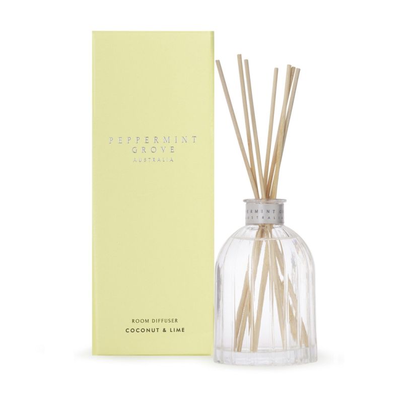 Peppermint Grove-Coconut & Lime Mini Room Diffuser 100ml