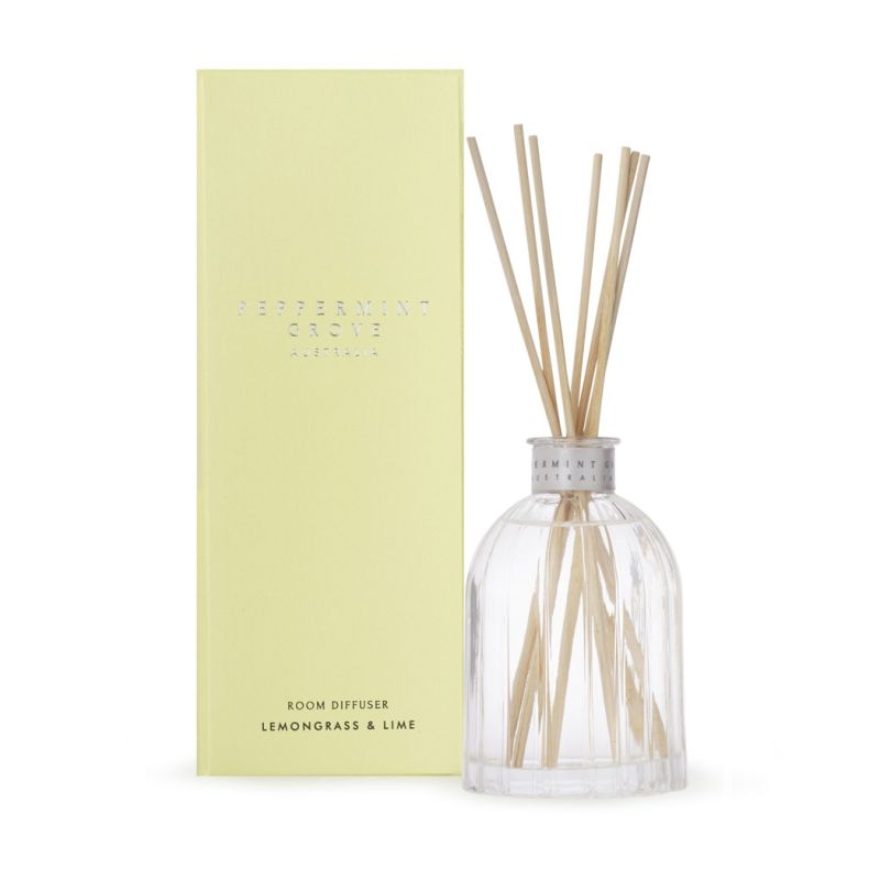 Peppermint Grove-Lemongrass & Lime Mini Room Diffuser 100ml