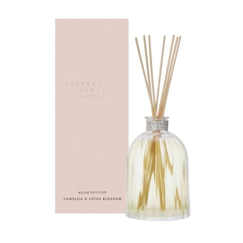 Peppermint Grove-Camellia & Lotus Blossom Mini Room Diffuser 100ml