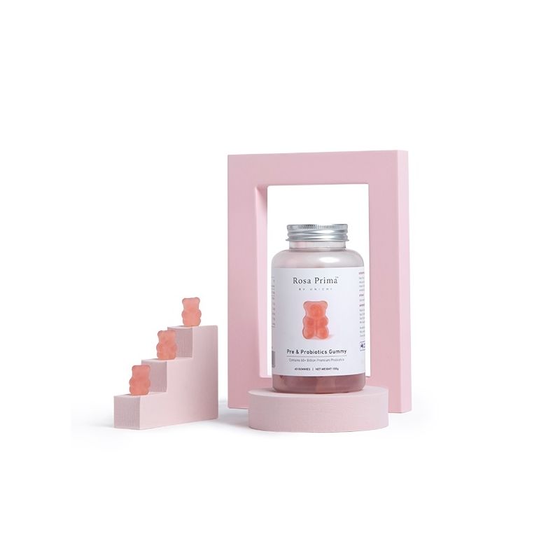 Unichi-Rosa Prima Pre & Probiotics 60 Gummies