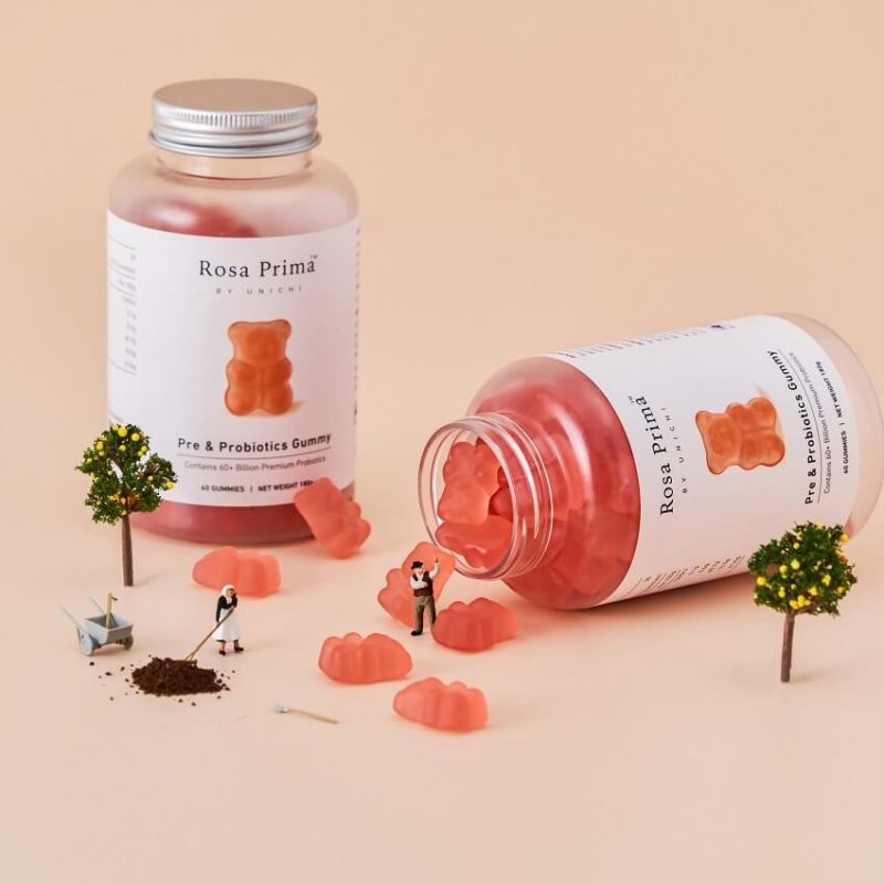 Unichi-Rosa Prima Pre & Probiotics 60 Gummies