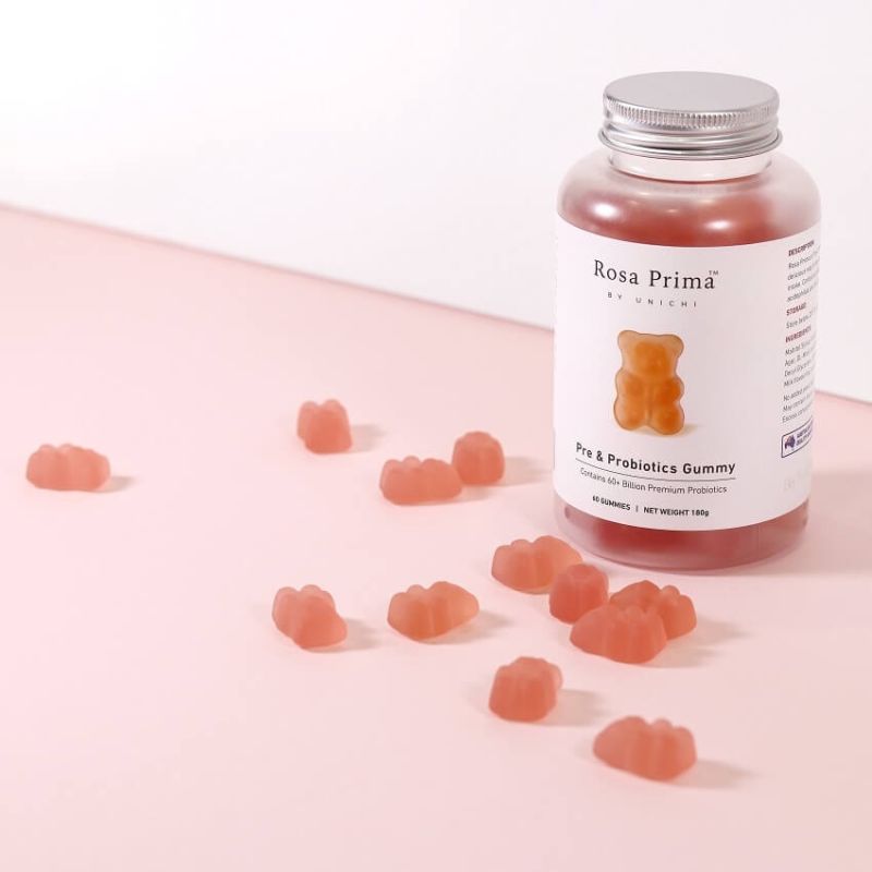 Unichi-Rosa Prima Pre & Probiotics 60 Gummies
