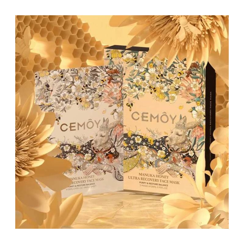 Cemoy Manuka Honey Ultra Recovery Face Mask 28ml X 5 Sheets
