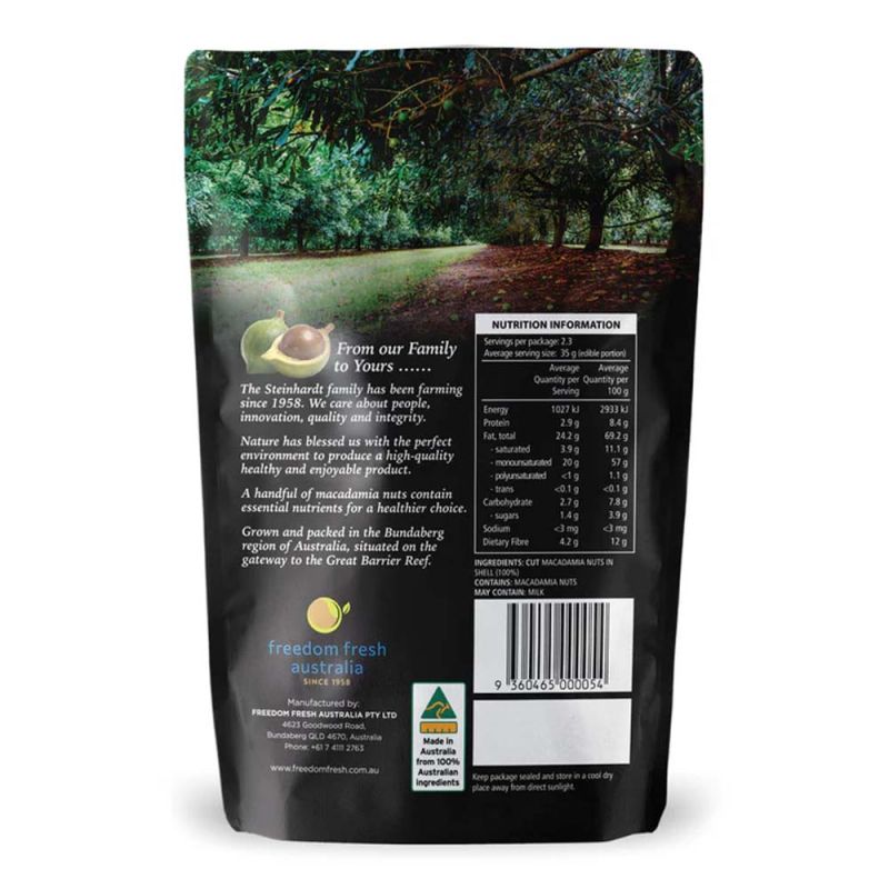 Macadamias Australia The Original Golden Crunch Macadamias Dry Roasted 225g