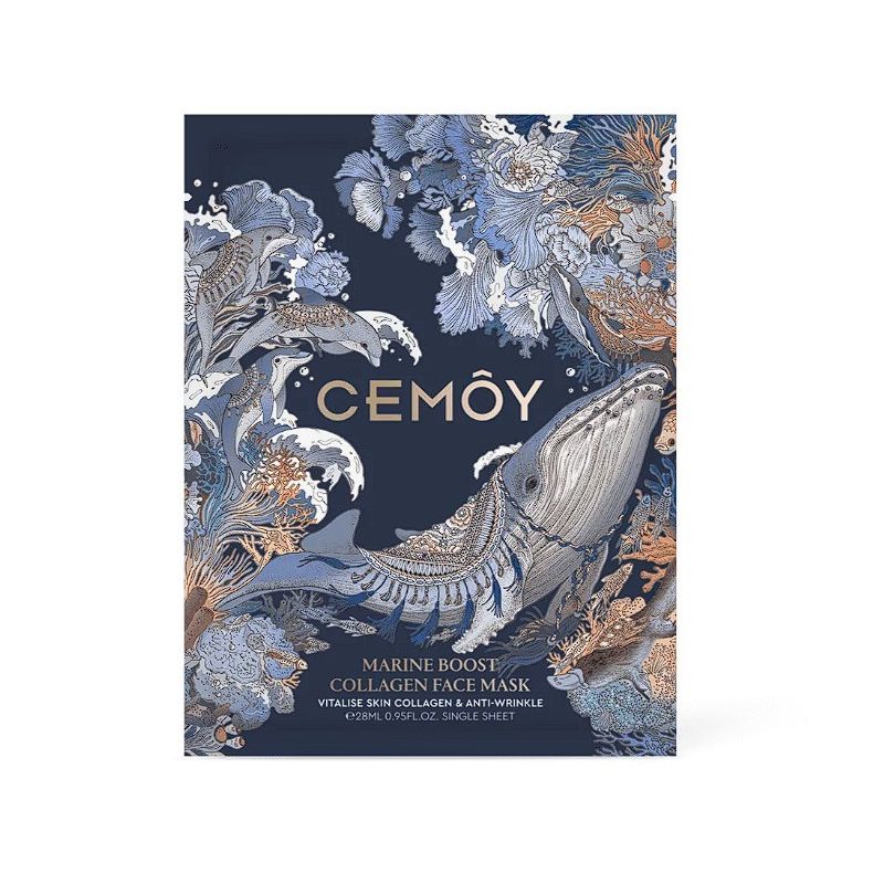Cemoy Marine Boost Collagen Face Mask 28ml X 5 Sheets