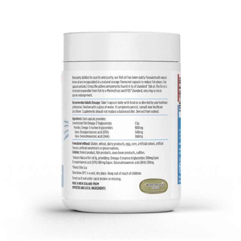 Nutra-Life Omega 3 Triple Strength Odourless Fish Oil 150 Capsules