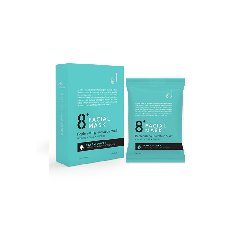 Jema Rose-8+ Minute Replenishing Hydration Mask 7x25ml
