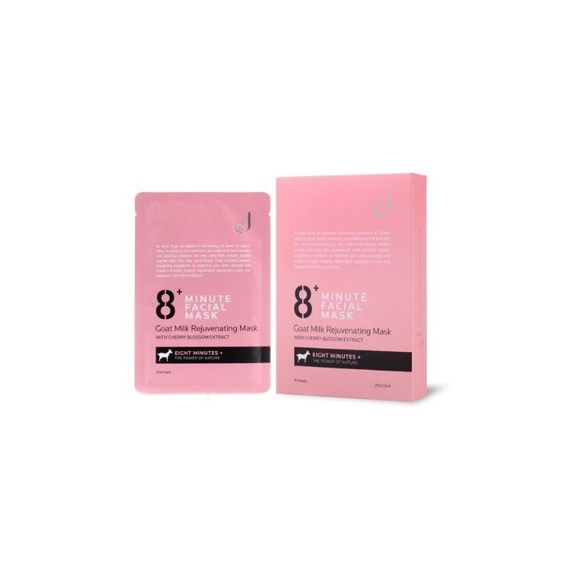 Jema Rose-8+ Minute Goat Milk Rejuvenating Mask With Cherry Blossom Extract 10x25ml