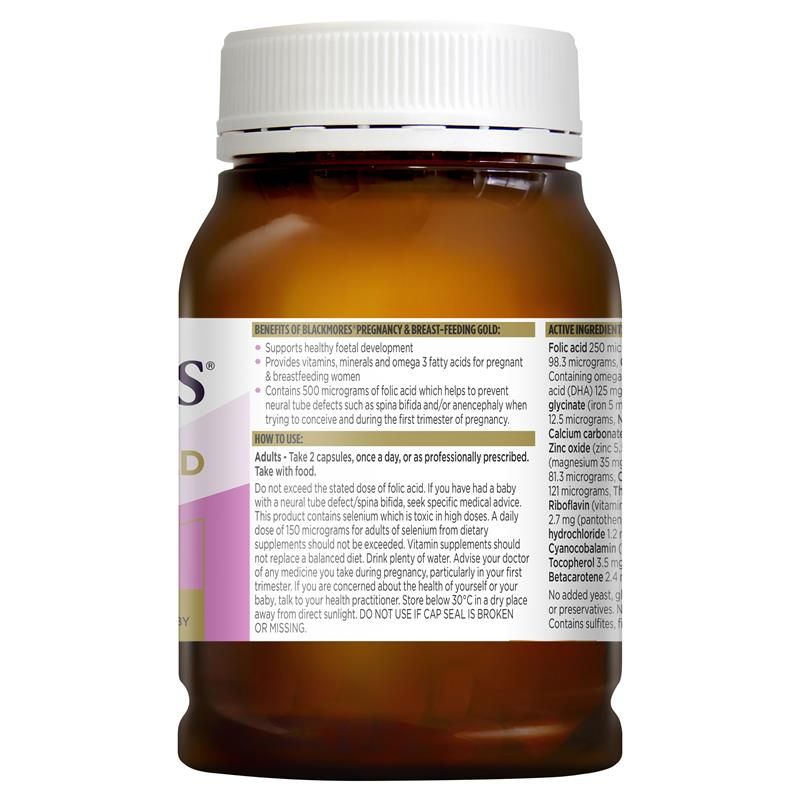 Blackmores Pregnancy & Breast-feeding Gold 180 Capsules