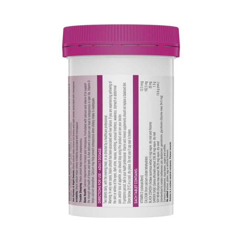 Swisse Menopause Balance 60 Tablets