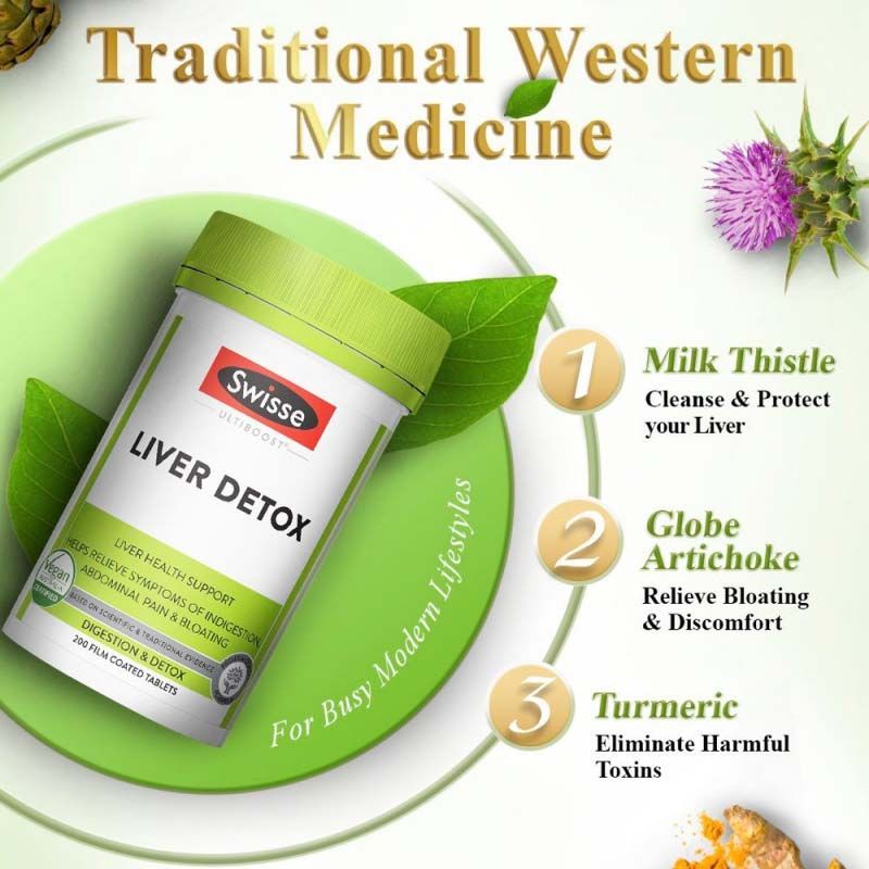 Swisse Ultiboost Liver Detox 200 Tablets
