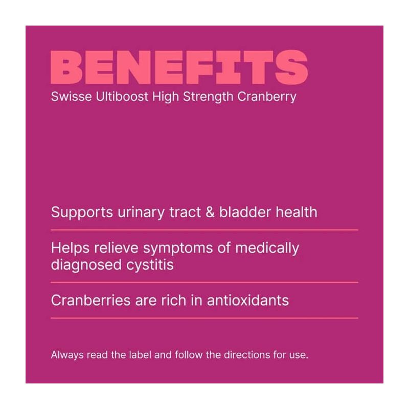 Swisse Ultiboost High Strength Cranberry 90 Capsules