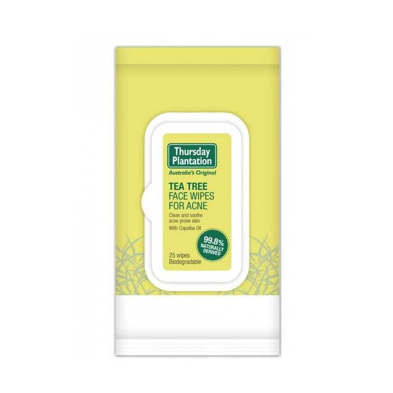 Thursday Plantation-Tea Tree Face Wipes For Acne 25 Wipes