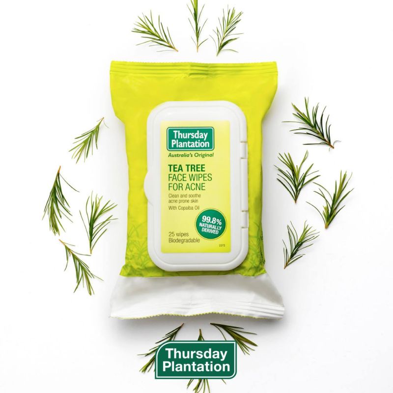 Thursday Plantation-Tea Tree Face Wipes For Acne 25 Wipes
