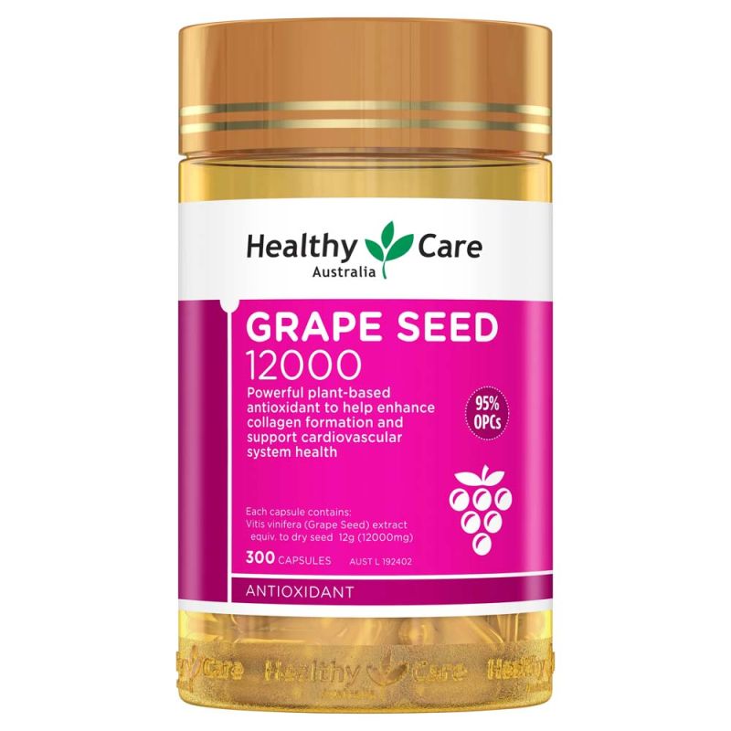 Healthy Care Grape Seed 300 Capsules