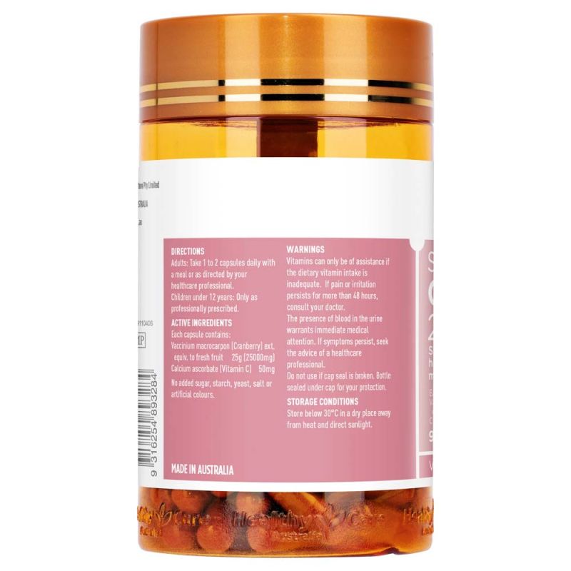 Healthy Care-Super High Strength Cranberry 25000mg 90 Capsules