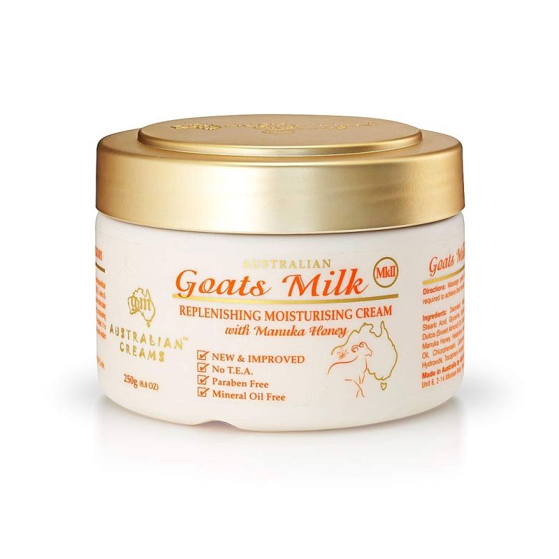 G&M-Australian Goats Milk Replenishing Moisturising Cream With Manuka Honey MKII 250g
