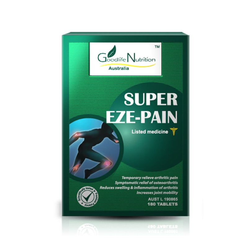 Goodlife Nutrition-Super Eze Pain 180 Tablets