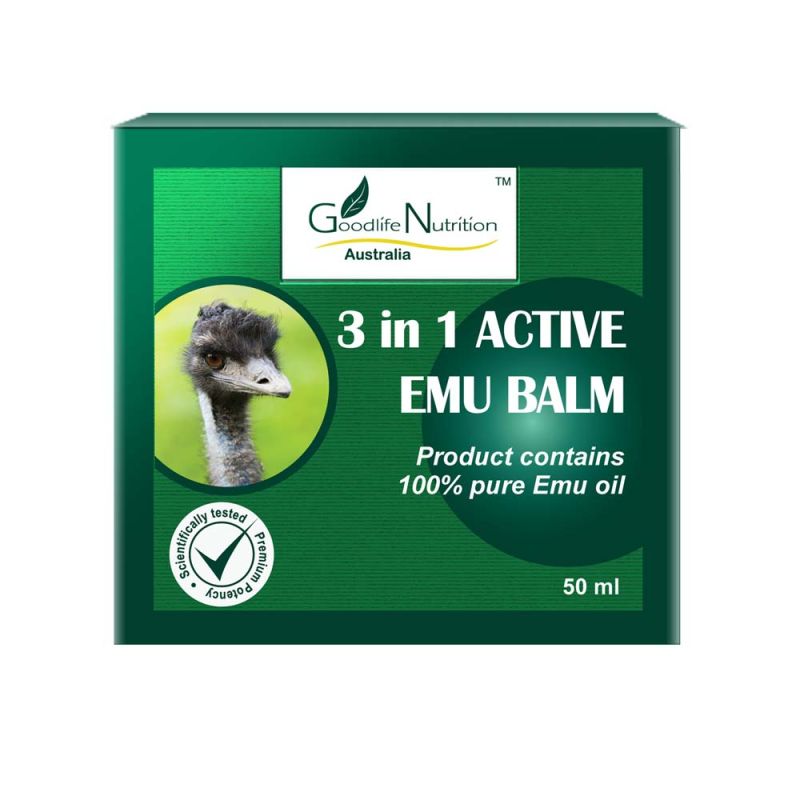 Goodlife Nutrition-3 In 1 Active Emu Balm