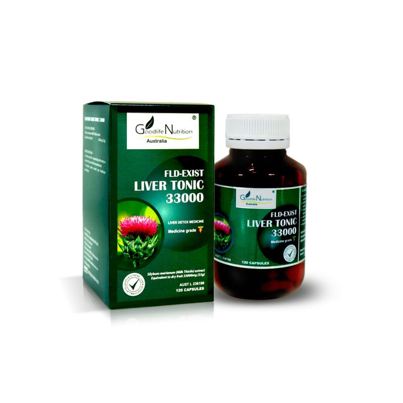 Goodlife Nutrition-FLD - Exist Liver Tonic 33000 120 Capsules