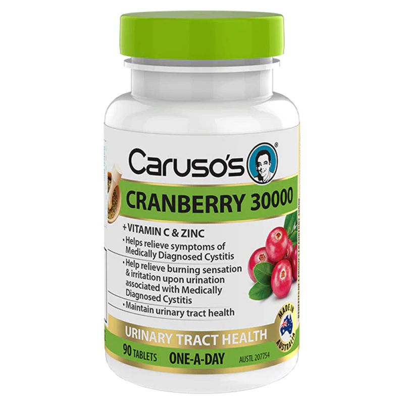 Caruso's Natural Health-Cranberry 30000 90 Tablets