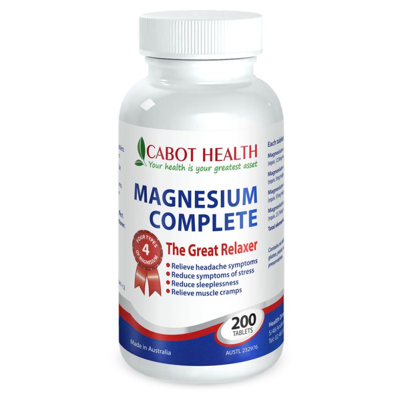 Cabot Health-Magnesium Complete 200 Tablets