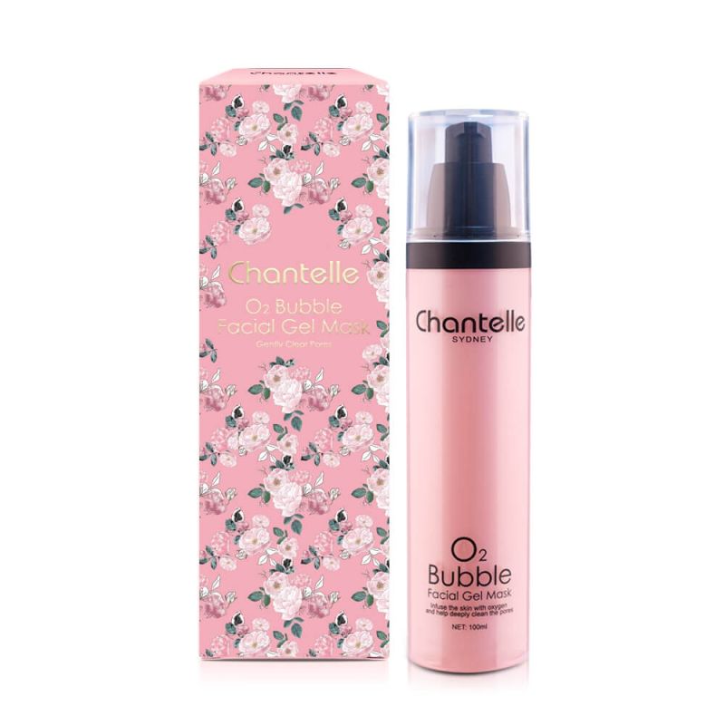 Chantelle Sydney-Pink Advanced O2 Bubble Facial Gel Mask 100ml EXP 01/2026