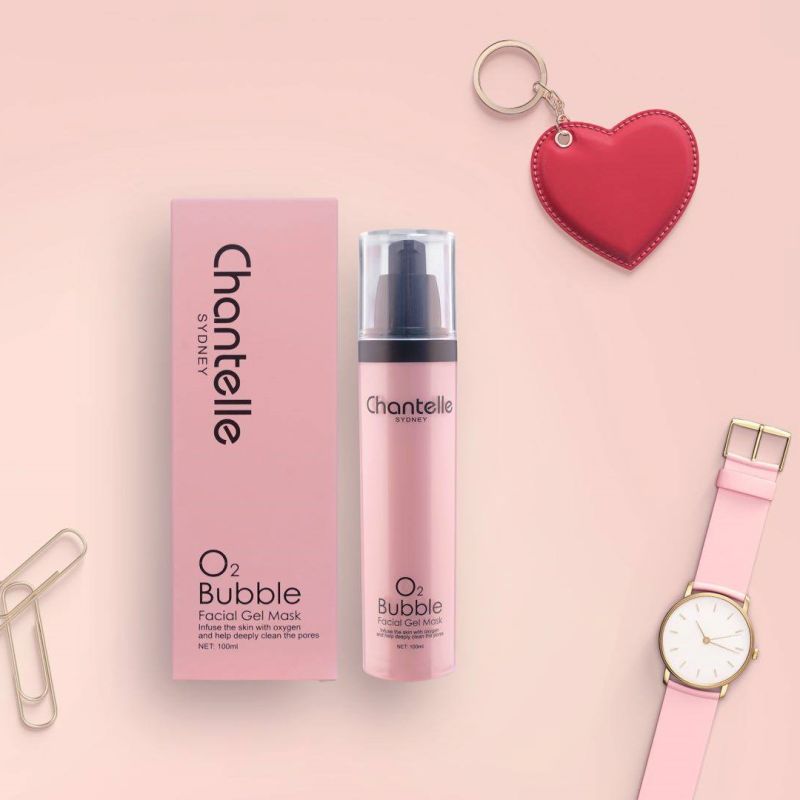 Chantelle Sydney-Pink Advanced O2 Bubble Facial Gel Mask 100ml EXP 01/2026