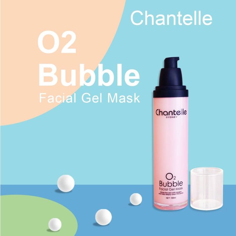Chantelle Sydney-Pink Advanced O2 Bubble Facial Gel Mask 100ml EXP 01/2026