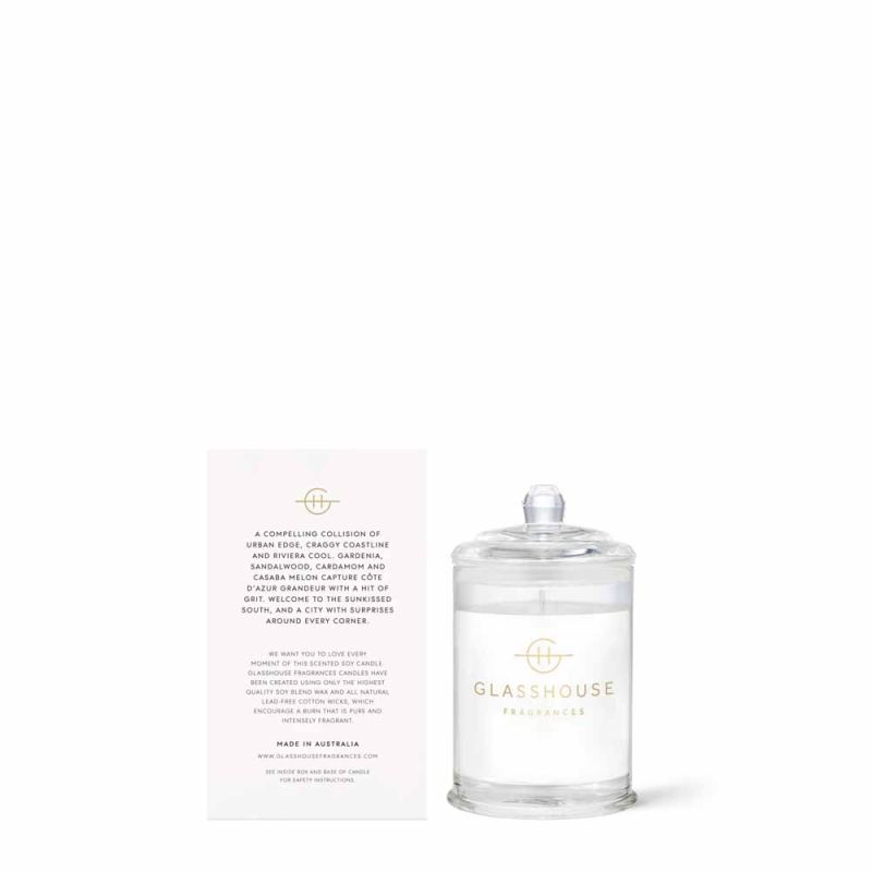 Glasshouse Fragrances-Marseille Memoir Triple Scented Soy Candle 60g