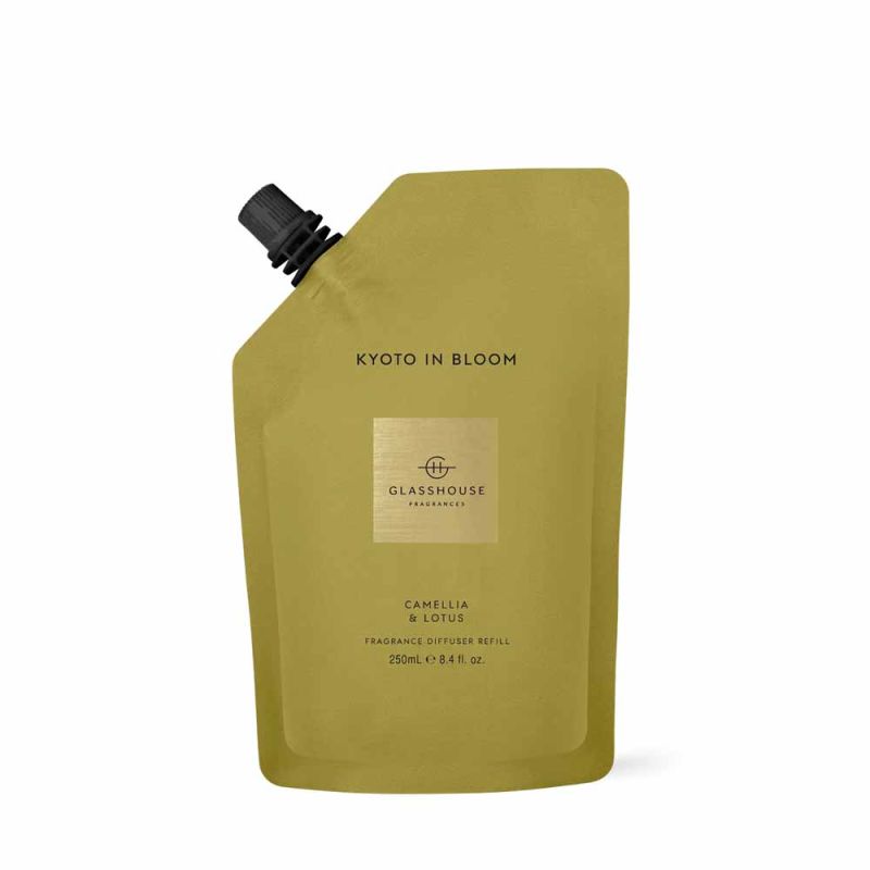 Glasshouse Fragrances-Kyoto In Bloom Fragrance Diffuser Refill 250ml
