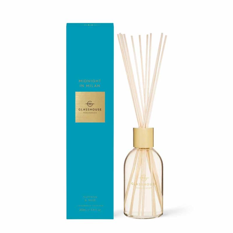 Glasshouse Fragrances-Midnight In Milan Fragrance Diffuser 250ml