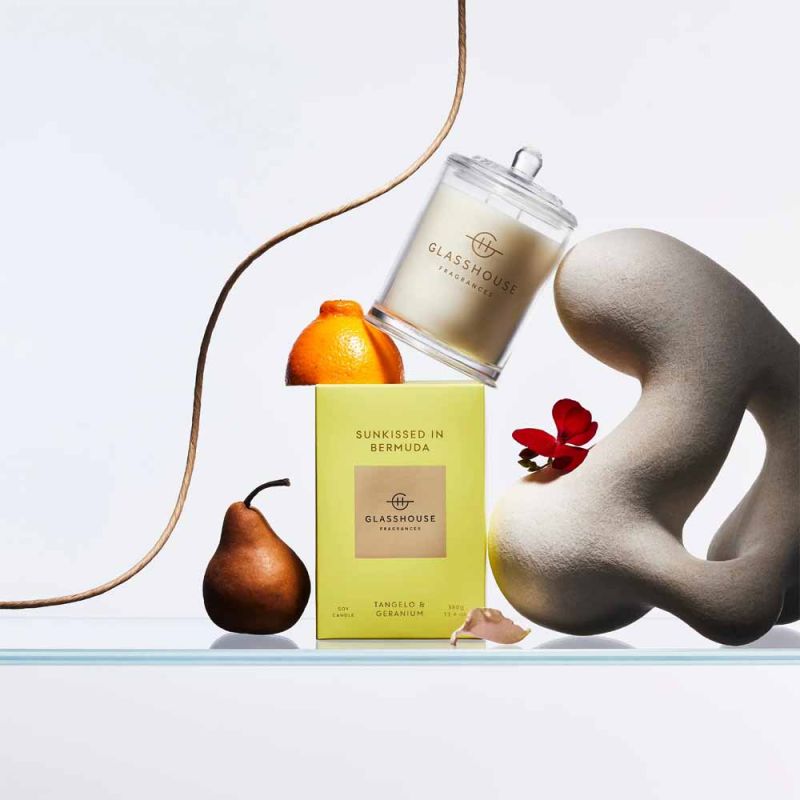 Glasshouse Fragrances-Sunkissed In Bermuda 380g Soy Candle