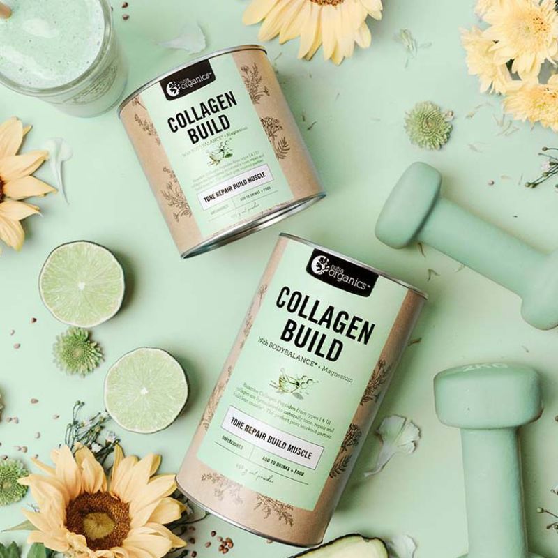 Nutra Organics-Collagen Build With Bodybalance + Magnesium Unflavoured 450g