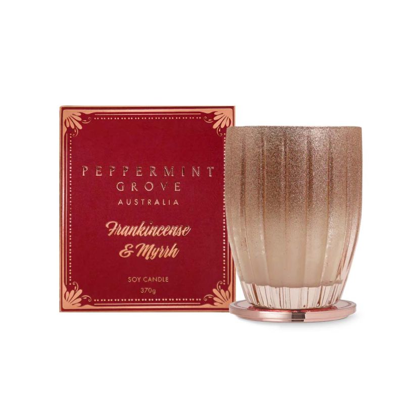 Peppermint Grove-Frankincense & Myrrh Soy Candle 370g
