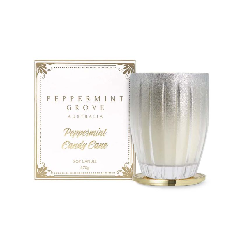 Peppermint Grove-Peppermint Candy Cane Soy Candle 370g