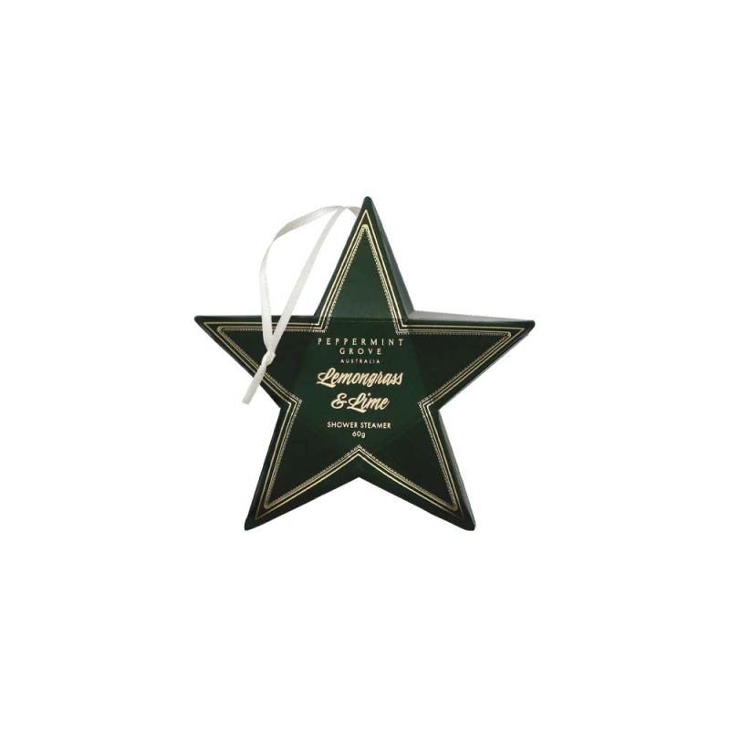 Peppermint Grove-Lemongrass & Lime Shower Steamer Decoration 60g