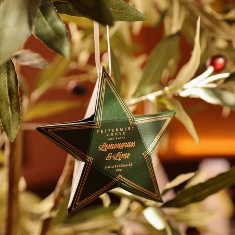 Peppermint Grove-Lemongrass & Lime Shower Steamer Decoration 60g