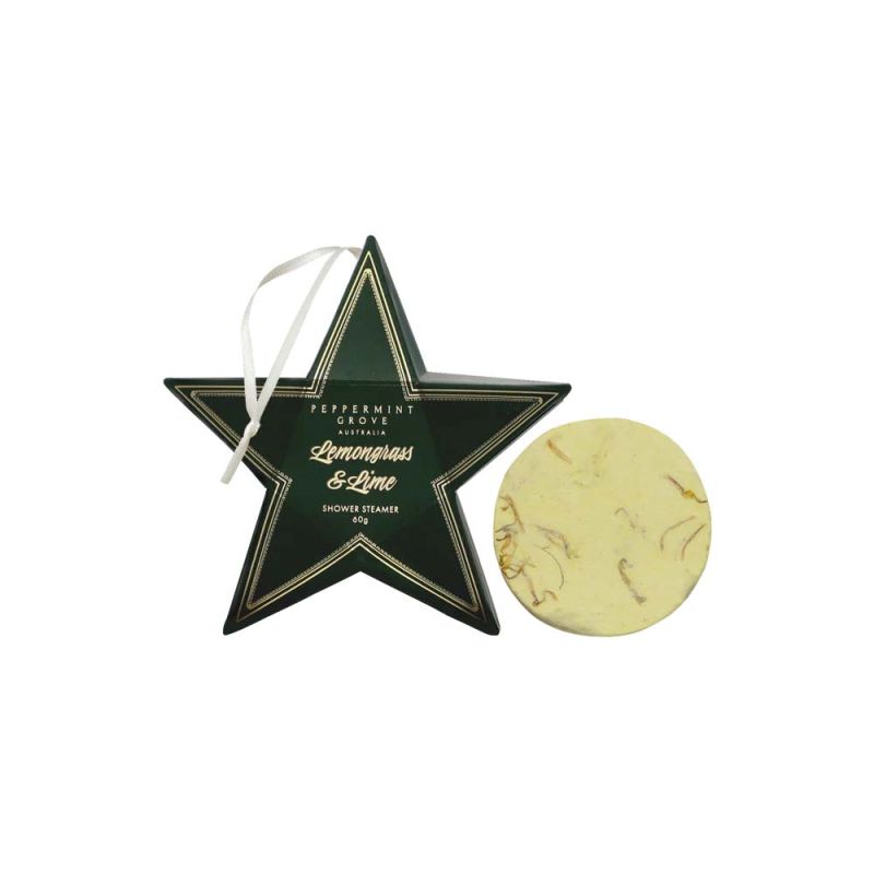 Peppermint Grove-Lemongrass & Lime Shower Steamer Decoration 60g