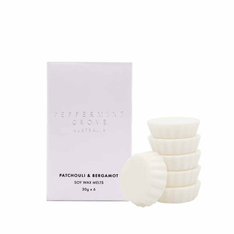 Peppermint Grove-Patchouli & Bergamot Soy Wax Melts 30g X 6