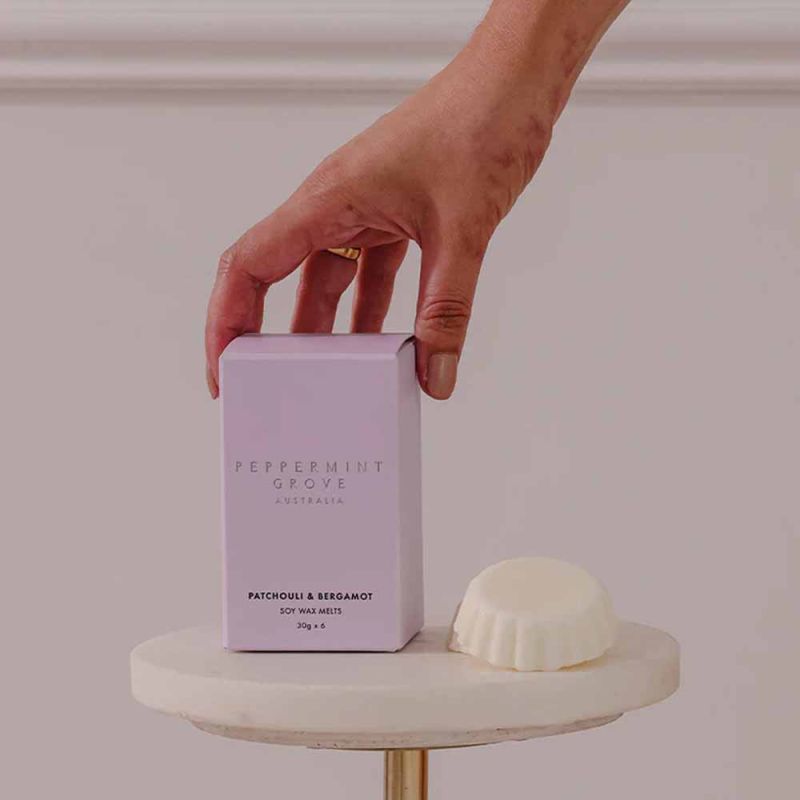 Peppermint Grove-Patchouli & Bergamot Soy Wax Melts 30g X 6