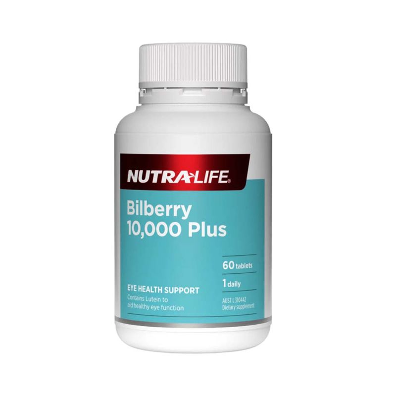Nutralife-Bilberry 10,000 Plus Lutein Complex 60 Tablets