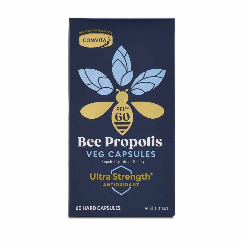 Comvita-Propolis Ultra Strength PFL60 400mg 60 Vegetarian Capsules