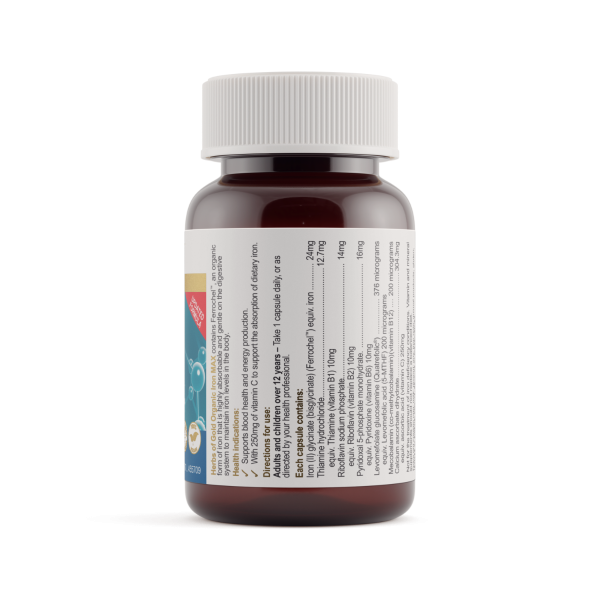 Herbs of Gold Organic Iron MAX 30 Capsules