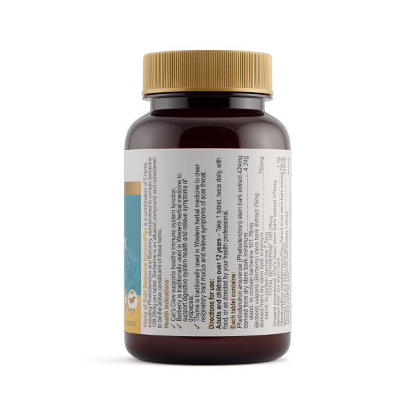 Herbs of Gold Berberine Immunoplex 30 Tablets - immune and metabolic support supplement
