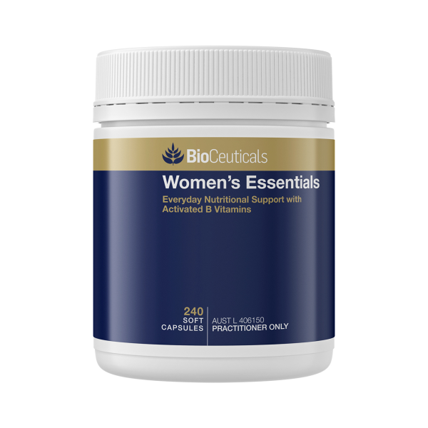 BioCeuticals Women’s Essentials 240 Capsules – Practitioner-Grade Women’s Multivitamin Supplement