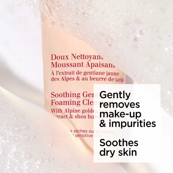 Clarins Soothing Gentle Foaming Cleanser (Very Dry Or Sensitive Skin) 125ml