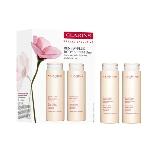 Clarins Renew Plus Body Serum Travel Exclusive Duo 200ml*2