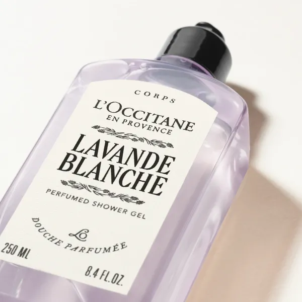 L'Occitane White Lavender Shower Gel 250mL